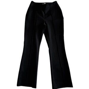 HUGO BOSS Stretch Knit Bootcut Cropped Black Trouser Pants 2